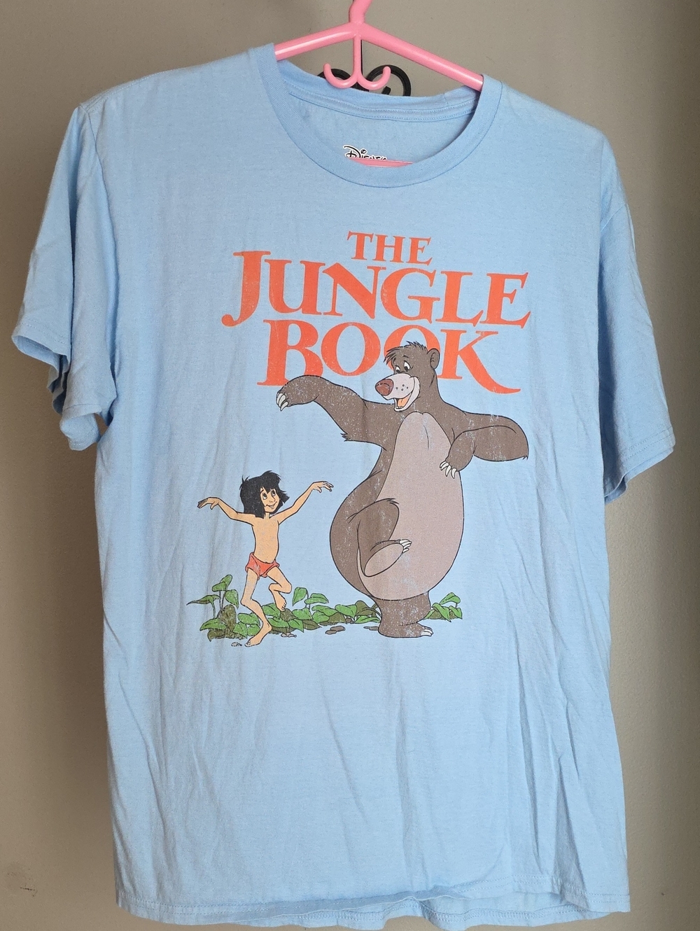 Disney Light Blue The Jungle Book Graphic Tee Size Large